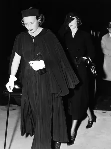 30 39 Years Old Prints: Mrs. Paul Mellon (left) and Ailsa Mellon Bruce board the funeral train of Andrew Mellon