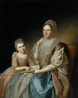 Teaching Prints: MRS. SAMUEL MIFFLIN AND HER GRAND DAUGHTER