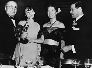 Producers Prints: Mrs. Spencer Tracy received the Oscar for her husband Tracy at the Academy Awards for 1937