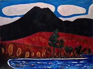Modernist Prints: MT. KATAHDIN (MAINE), AUTUMN #2