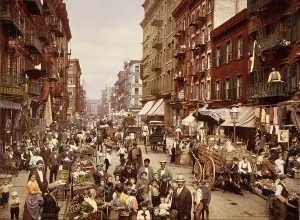 2007 Prints: Mulberry Street, New York City, photochrom, circa 1900