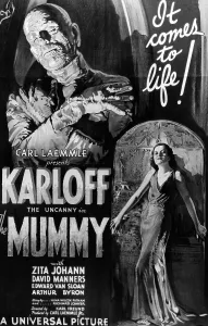 Johann Prints: THE MUMMY, Boris Karloff, Zita Johann, 1932