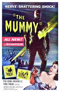 Shooting Prints: THE MUMMY, bottom right: Yvonne Furneaux, 1959