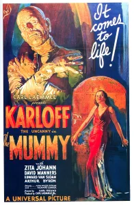 1932 Movies Prints: THE MUMMY, one sheet poster, 1932