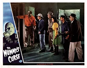 Explorers Prints: THE MUMMY'S CURSE, cast includes Peter Coe, Martin Kosleck, Kay Harding, 1944