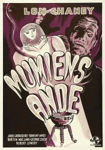 Mummy Prints: THE MUMMY'S GHOST, (aka MUMIENS ANDE), Swedish poster art, 1944