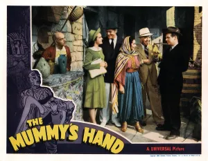 Wallace Prints: THE MUMMY'S HAND, from left