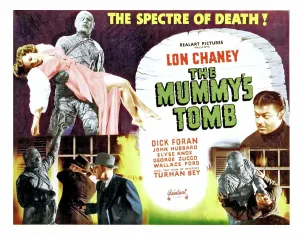 Horror Movies Prints: THE MUMMY'S TOMB, top from left: Elyse Knox