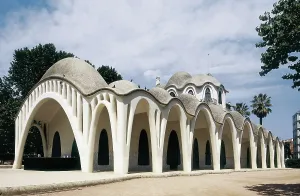 MUNCUNILL I PARELLADA, Llus (1868-1931). Masia Freixa. 1907-1910. SPAIN. CATALONIA. BARCELONA. Terrassa. Modernism. Architecture. AISA/Everett Collection**US SALES ONLY**