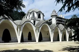 MUNCUNILL I PARELLADA, Llus (1868-1931). Masia Freixa. 1907-1910. SPAIN. CATALONIA. BARCELONA. Terrassa. Modernism. Architecture. AISA/Everett Collection**US SALES ONLY**