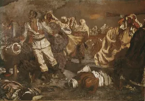 Mortality Prints: MUnOZ i DEGRAIN, Antoni (1841-1924). Episode of the Rif War; The corporal Noval. 1910