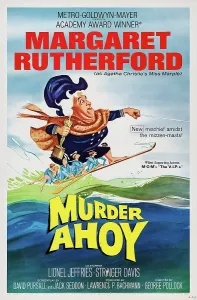 Margaret Prints: MURDER AHOY, US poster art, Margaret Rutherford, 1964
