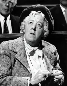 Knitting Prints: MURDER MOST FOUL, Margaret Rutherford, 1965