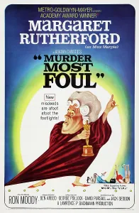 Drawings Prints: MURDER MOST FOUL, US poster art, Margaret Rutherford, 1964