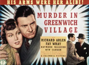 Marc Prints: MURDER IN GREENWICH VILLAGE, Fay Wray, Richard Arlen, Marc Lawrence, 1937