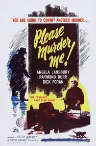 Angela Prints: PLEASE MURDER ME, US poster art, bottom right: Angela Lansbury, 1956