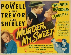 Morrauc 1imgs Prints: MURDER, MY SWEET, lobbycard, top