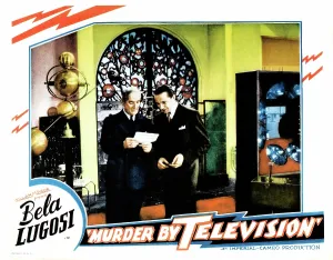 Atcmposterart Prints: MURDER BY TELEVISION, Bela Lugosi (right), lobbycard, 1935