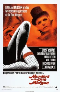 Legs Prints: MURDERS IN THE RUE MORGUE, Herbert Lom on poster art, 1971