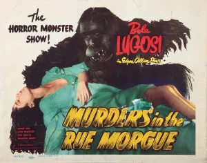 Classical Literature Prints: MURDERS IN THE RUE MORGUE, Sidney Fox (bottom); Charles Gemora (top)