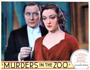 Lionel Prints: MURDERS IN THE ZOO, from left, Lionel Atwill, Kathleen Burke, 1933