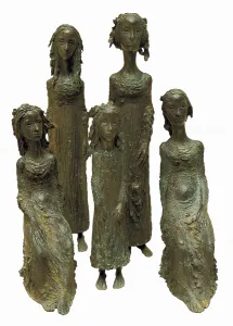 Bronze Prints: MURIEDAS MAZORRA, Ramn (1938). Family Group