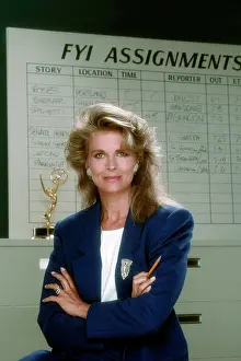 Candice Prints: MURPHY BROWN, Candice Bergen, 1988-98 (1988 photo)