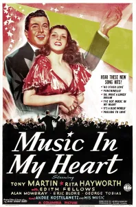 Images Dated 17th May 2013: MUSIC IN MY HEART, US poster, Tony Martin, Rita Hayworth, 1940