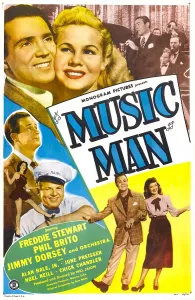 Hale Prints: MUSIC MAN, US poster, top from left: Freddie Stewart