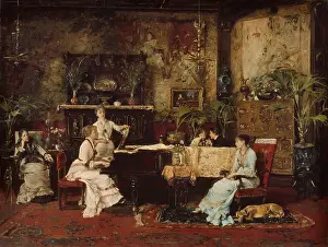 Performance Prints: THE MUSIC ROOM, by Mihaly Munkacsy