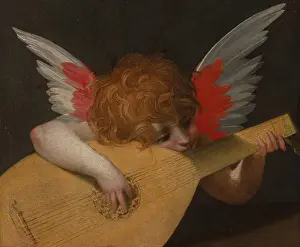 Playing Prints: Musician Angel (Angelo musicante)