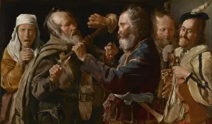 Georges Prints: The Musicians Brawl, by Georges de La Tour