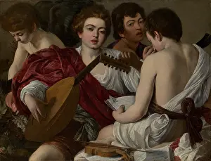 Costumes Prints: THE MUSICIANS, by Caravaggio, 1597