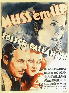 December Prints: MUSS EM UP, US poster art, top: Molly Lamont; bottom from left: Preston Foster