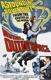 Faith Prints: MUTINY IN OUTER SPACE, poster art