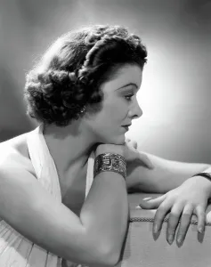 Profile Prints: MYRNA LOY, MGM, 1937; portrait by Clarence Bull