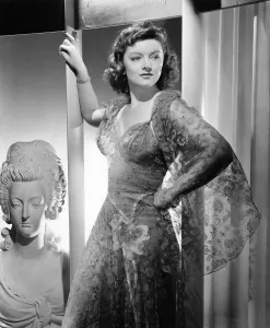 Lace Dress Prints: Myrna Loy, MGM portrait, late 1930s