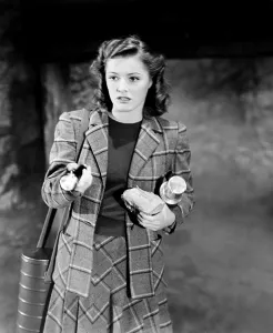 Plaid Suit Prints: THE MYSTERIOUS DOCTOR, Eleanor Parker, 1943