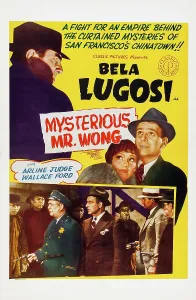 Villain Prints: THE MYSTERIOUS MR. WONG, US poster art