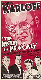 Boris Prints: THE MYSTERY OF MR. WONG, top: Boris Karloff
