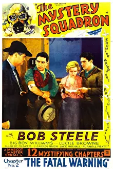 Lucille Prints: THE MYSTERY SQUADRON, second from left: Guinn Big Boy Williams