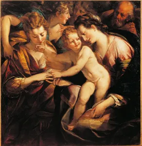 Square Image Prints: The Mystic Marriage of St Catherine