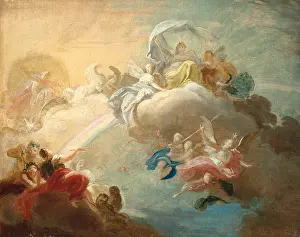 Cart Prints: Mythological Allegory (probably Apotheosis of Juno)