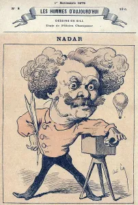 2007 Prints: Nadar, caricature of photographer Nadar, (aka Gaspard-Felix Tournachon), circa 1878