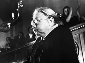 Eastern Europe Prints: Nadezhda Krupskaya, Lenin's widow on May 10, 1936
