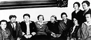 Eastern Europe Prints: Nadezhda Krupskaya, Lenin's widow in Nov