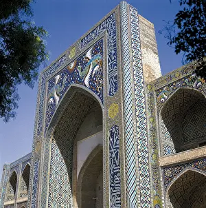 Uzbek Prints: Nadir Divanbegi Madrasah. 1630
