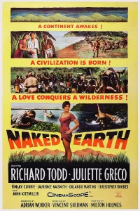 1958 Movies Prints: THE NAKED EARTH, US poster art