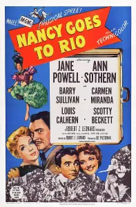 Musical Prints: NANCY GOES TO RIO, US poster art