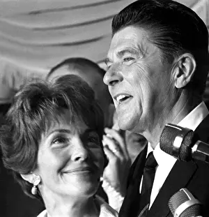 Rgnlbd Prints: Nancy Reagan, Ronald Reagan after he won the Republican nomination for governor of California